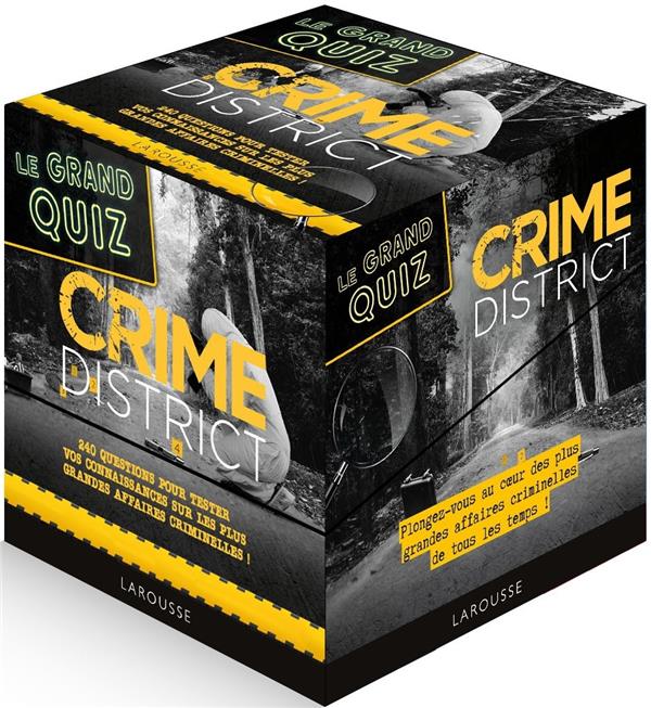 CRIME DISTRICT - LE GRAND QUIZ