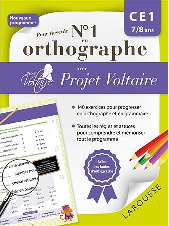 POUR DEVENIR N 1 EN ORTHOGRAPHE AVEC PROJET VOLTAIRE CE1