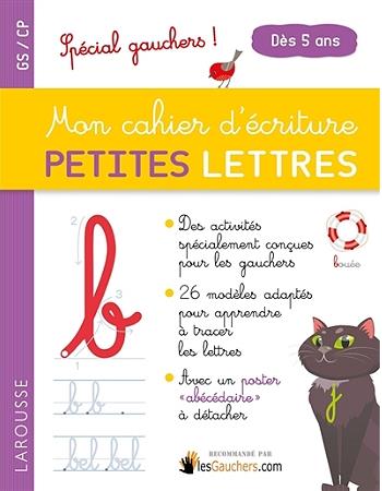 MON CAHIER D'ECRITURE PETITES LETTRES SP GAUCHERS