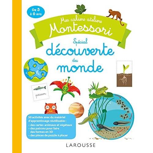 MES CAHIERS ATELIERS MONTESSORI : DECOUVERTE DU MONDE