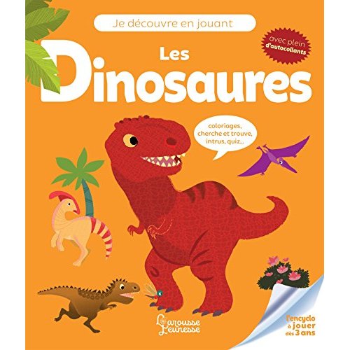 JE DECOUVRE EN JOUANT - LES DINOSAURES