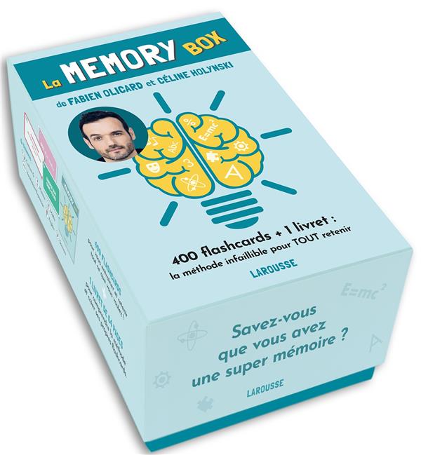 LA MEMORY BOX - 400 FLASHCARDS + 1 LIVRET, LA MEILLEURE METHODE POUR TOUT RETENIR