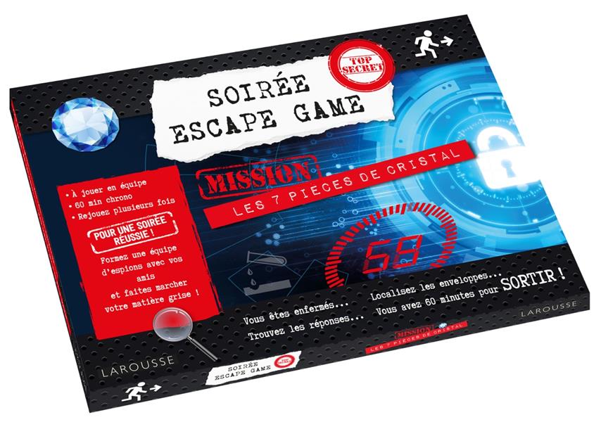 SOIREE ESCAPE GAME - 7 PIECES DE CRISTAL