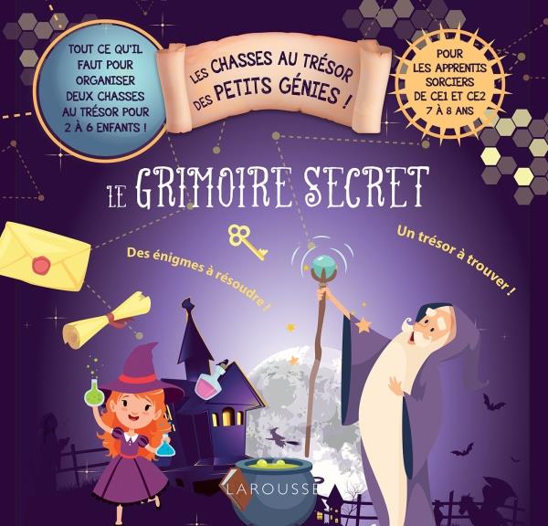 LES CHASSES AU TRESOR DES PETITS GENIES - LE GRIMOIRE SECRET