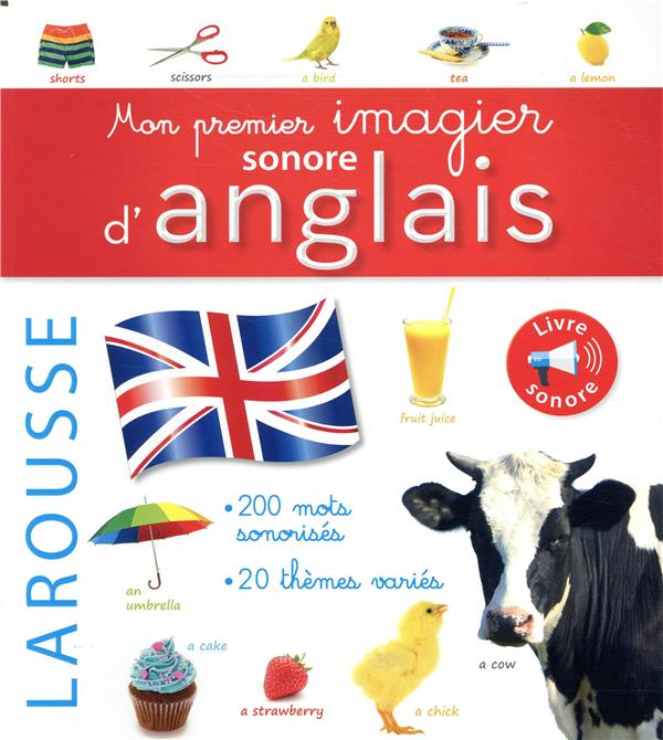 MON PREMIER IMAGIER SONORE D'ANGLAIS