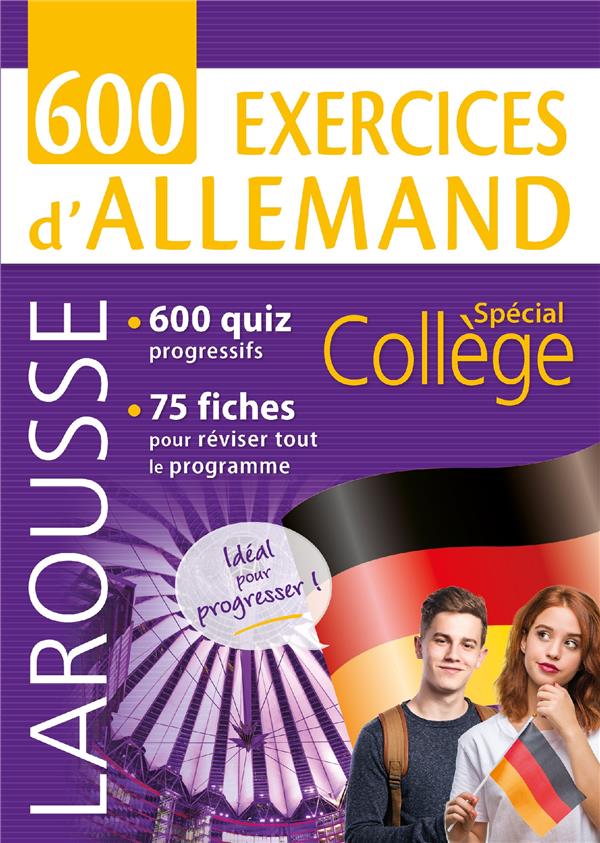 600 EXERCICES D'ALLEMAND (NIVEAU COLLEGE)