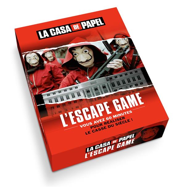 ESCAPE GAME LA CASA DE PAPEL - PARTIES 1-2 - LE CASSE DU SIECLE