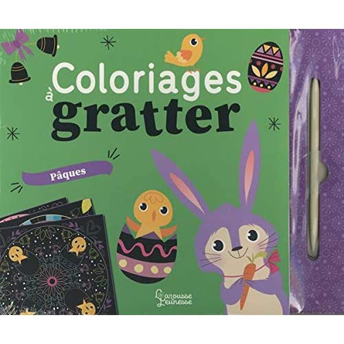 COLORIAGES A GRATTER : PAQUES