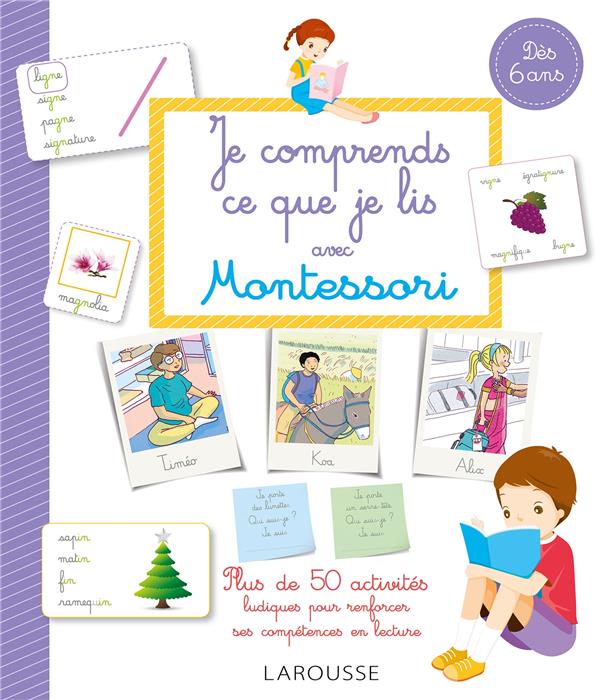 MON CAHIER MONTESSORI JE COMPRENDS CE QUE JE LIS