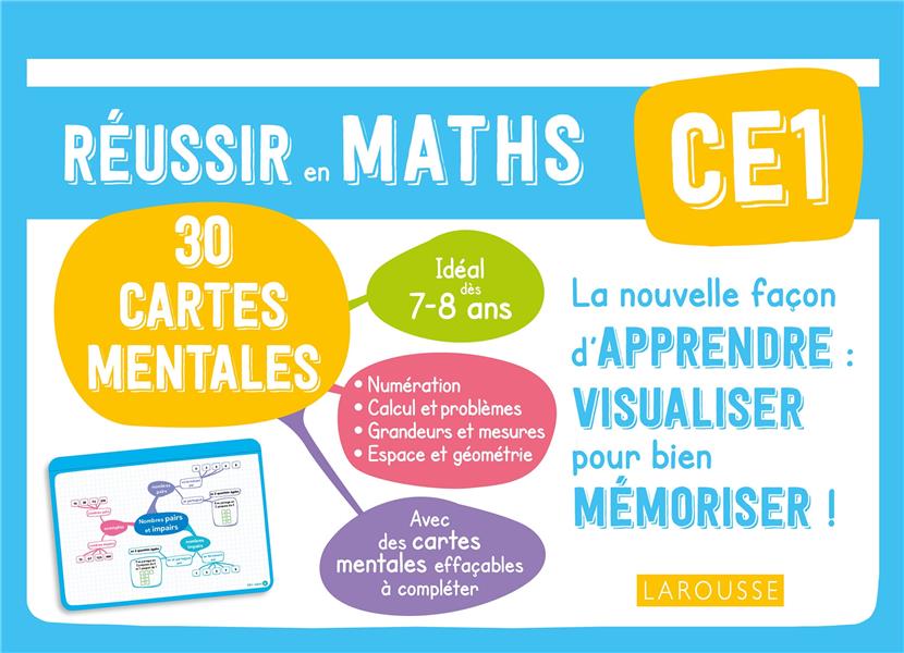 CARTES MENTALES MATHS CE1