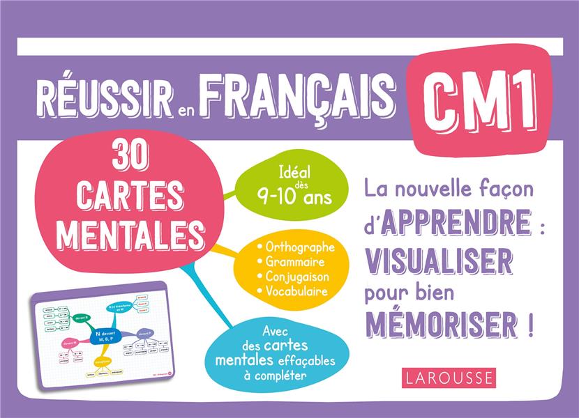 CARTES MENTALES FRANCAIS CM1