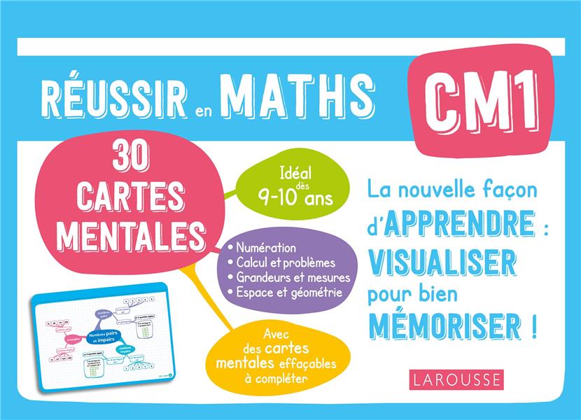 CARTES MENTALES MATHS CM1