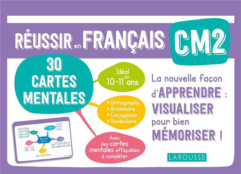 CARTES MENTALES FRANCAIS CM2