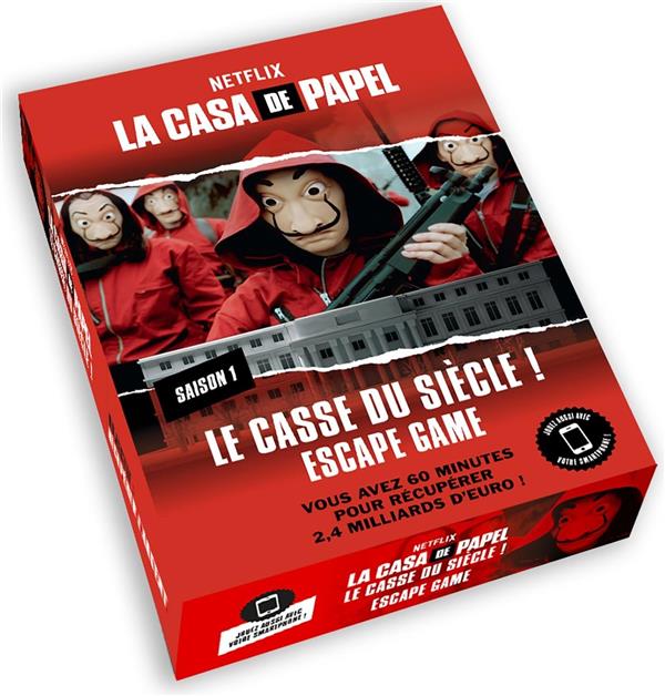 LA CASA DE PAPEL - ESCAPE GAME : LE CASSE DU SIECLE ! S1