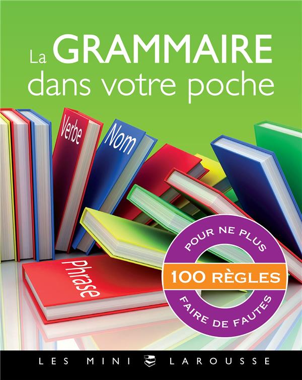 LA GRAMMAIRE DANS VOTRE POCHE
