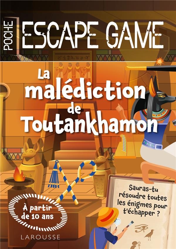 ESCAPE GAME DE POCHE JUNIOR : LA MALEDICTION DE TOUTANKHAMON