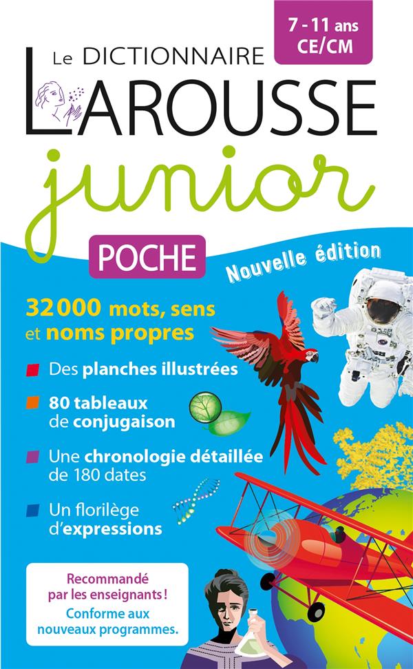 LE DICTIONNAIRE LAROUSSE JUNIOR POCHE - 7/11 ANS - CE/CM