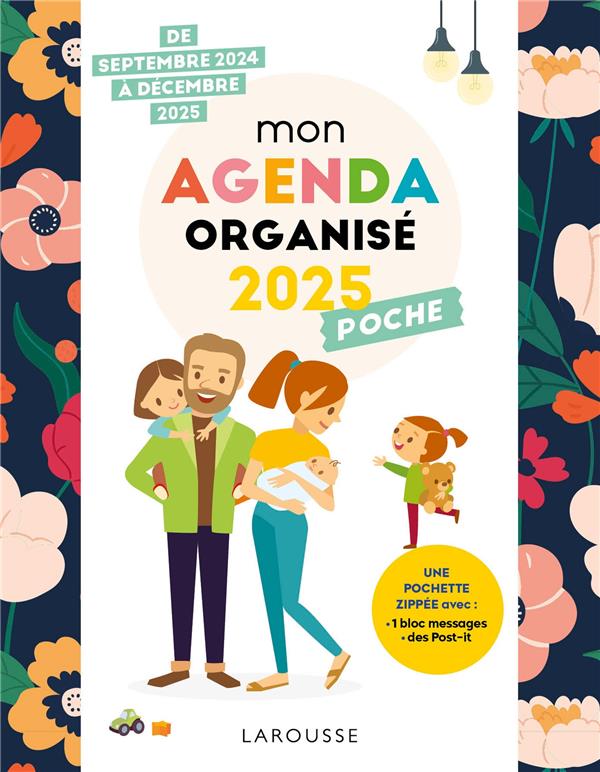 MON AGENDA ORGANISE 2025 - POCHE