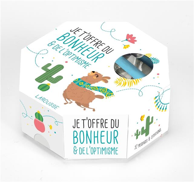 JE T'OFFRE DU BONHEUR ET DE L'OPTIMISME