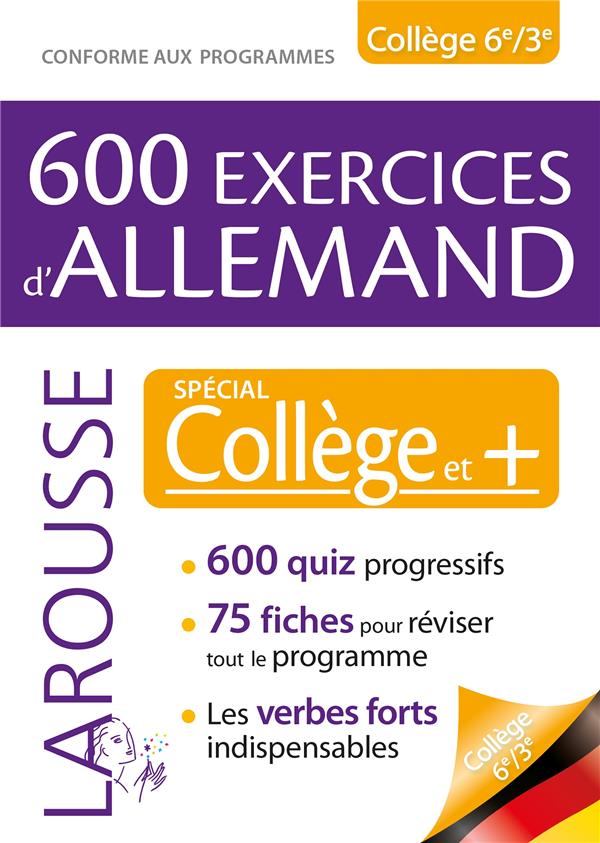 600 EXERCICES D'ALLEMAND, SPECIAL COLLEGE