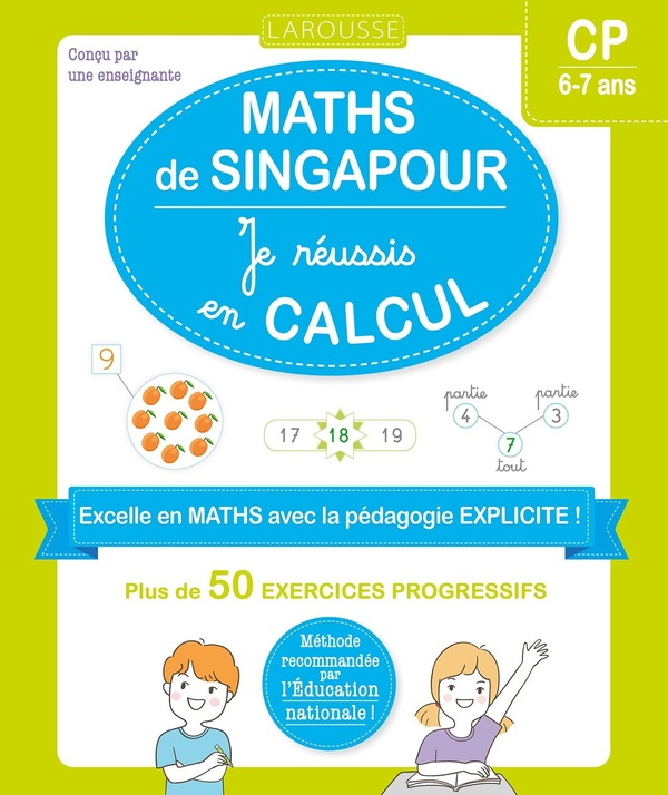 MATHS DE SINGAPOUR - JE REUSSIS EN CALCULS - CP