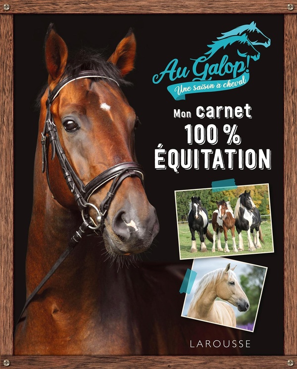 MON CARNET 100% EQUITATION AVEC AU GALOP