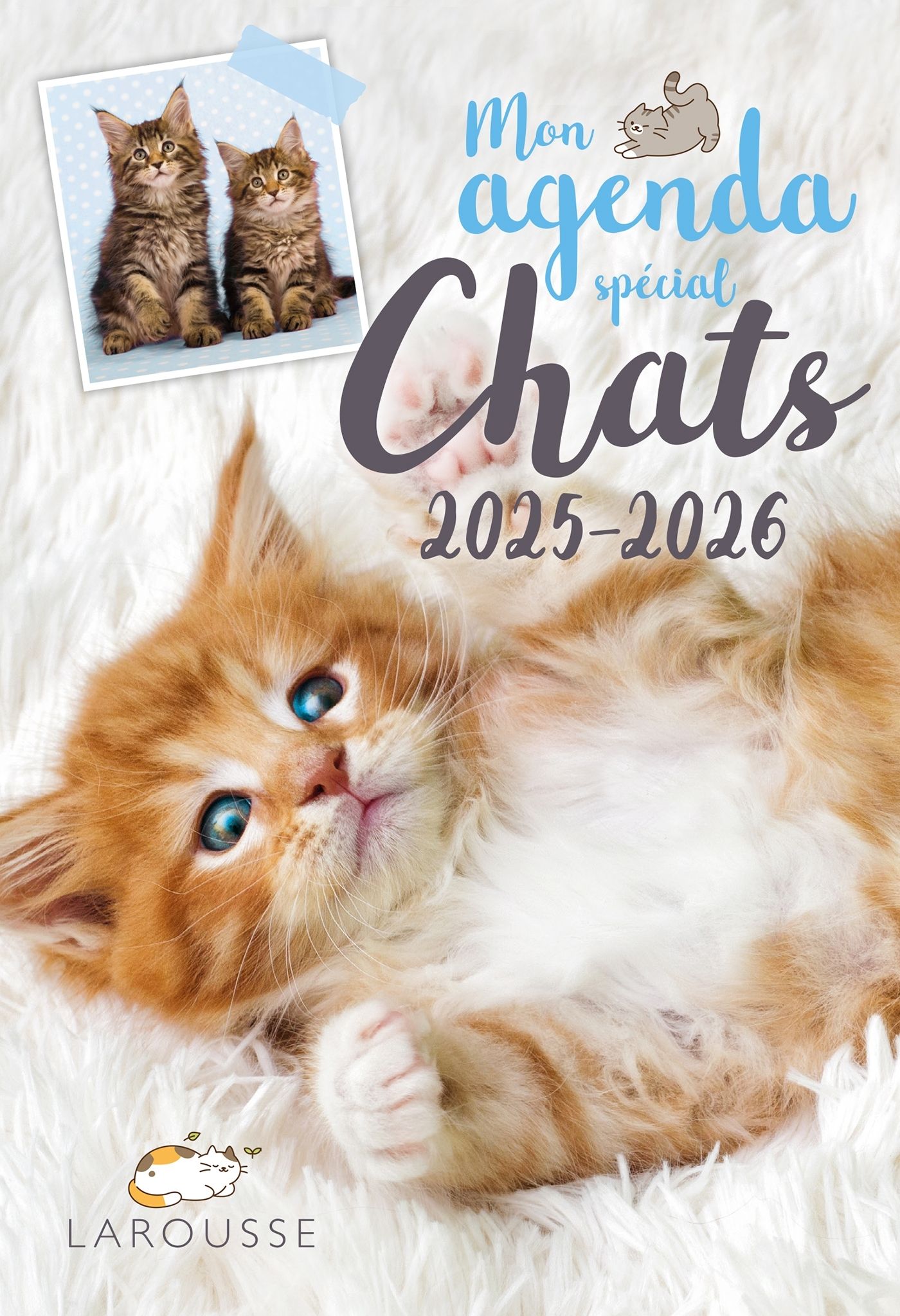AGENDA SCOLAIRE CHATS 2025-2026