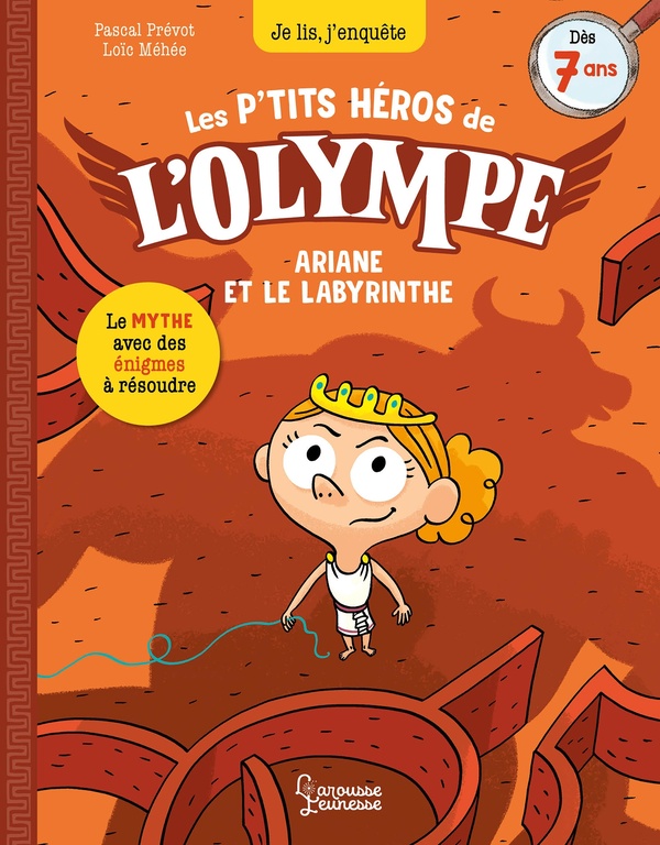 LES PETITS HEROS DE L'OLYMPE - ARIANE ET LE LABYRINTHE - JE LIS, J'ENQUETE