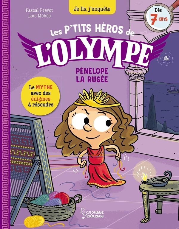 LES PETITS HEROS DE L'OLYMPE - PENELOPE - JE LIS, J'ENQUETE