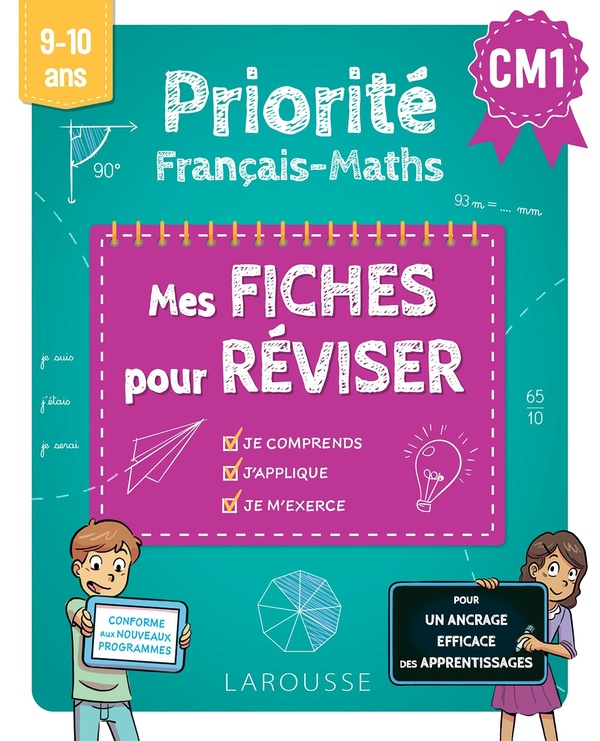PRIORITE FRANCAIS MATHS - MES FICHES POUR REVISER - CM1