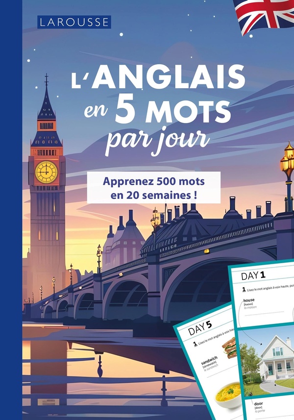 L'ANGLAIS EN 5 MOTS PAR JOUR