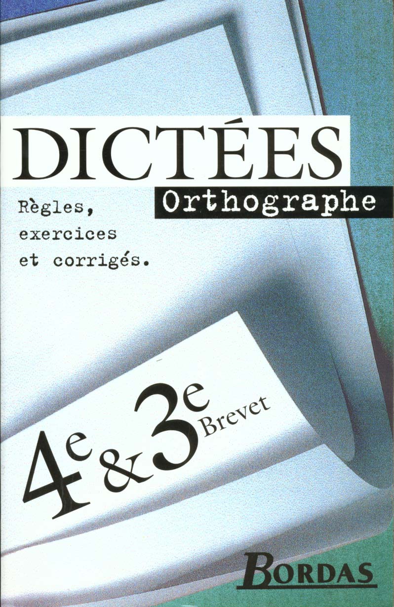 DICTEES COLLEGE 4E/3E