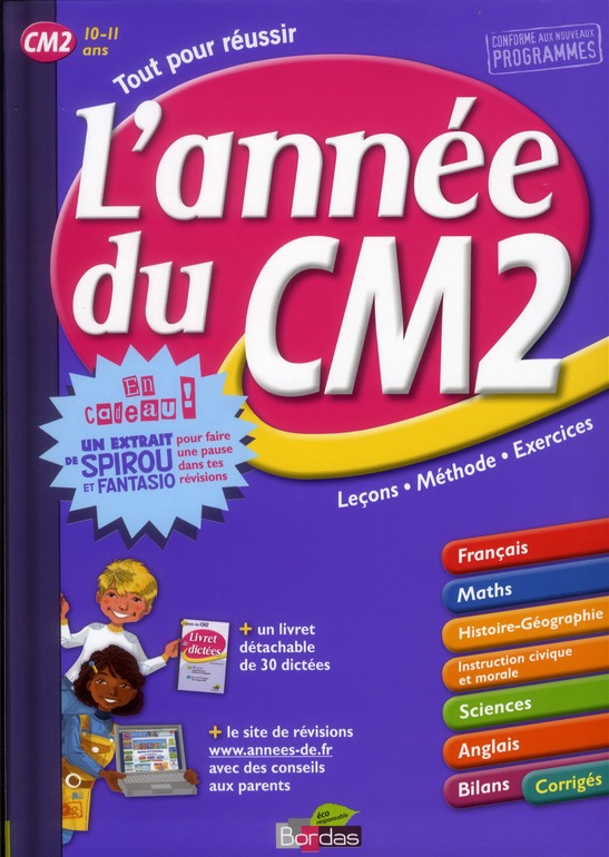 L'ANNEE DU CM2 + 1 EXTRAIT DE BD - TOUT POUR REUSSIR