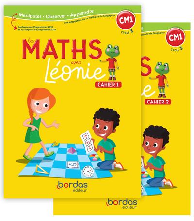 LES MATHS AVEC LEONIE CM1 2022 CAHIERS DE L'ELEVE N 1 ET N 2 SOUS FILM