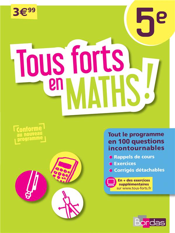 TOUS FORTS EN MATHS ! 5E