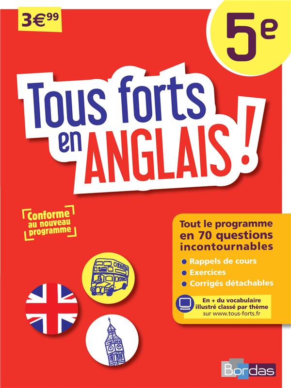 TOUS FORTS EN ANGLAIS ! 5E