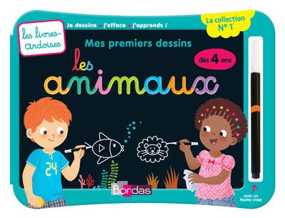 LES LIVRES-ARDOISES - MES PREMIERS DESSINS LES ANIMAUX