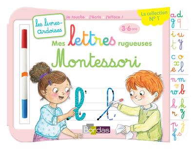 LES LIVRES-ARDOISES - MES LETTRES RUGUEUSES MONTESSORI