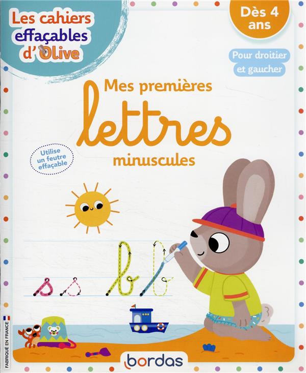 LES CAHIERS EFFACABLES D'OLIVE - MES PREMIERES LETTRES MINUSCULES