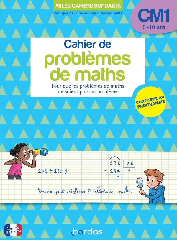 MON CAHIER DE PROBLEMES DE MATHS CM1