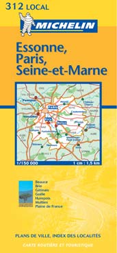 CARTE DEPARTEMENTALE FRANCE - T5330 - CD 312 ESSONNE/PARIS/SEINE ET MARNE