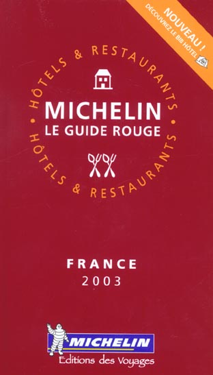 GUIDE ROUGE FRANCE 2003