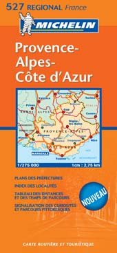 CARTE REGIONALE FRANCE - T2632 - CARTE ROUTIERE 527 PROVENCE ALPES COTE D'AZUR 2007