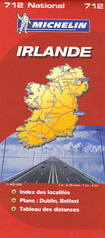 CARTE NATIONALE EUROPE - T8650 - CN 712 IRLAND