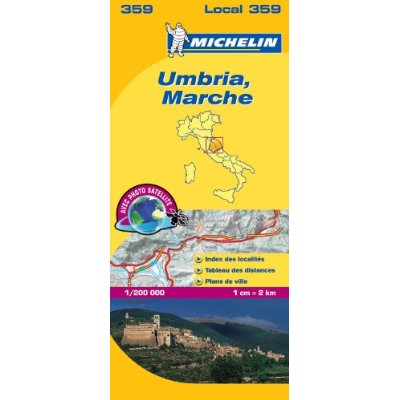 CARTE DEPARTEMENTALE UMBRIA, MARCHE