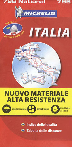 CARTE NATIONALE ITALIA / ITALIE (ALTA RESISTENZA / INDECHIRABLE)