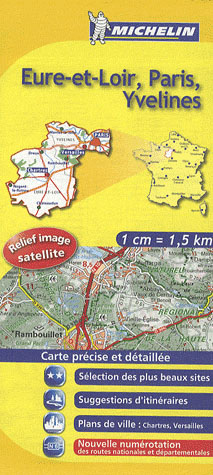 CARTE DEPARTEMENTALE FRANCE - T999999 - CD 311 EURE-ET-LOIR PARIS YVELINES 2013