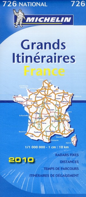 CARTE NATIONALE FRANCE - T8100 - CR 726 FRANCE G.I. 2010