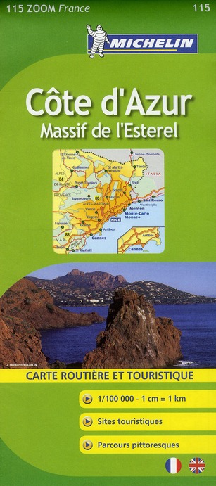 CARTE ZOOM FRANCE - T4790 - COTE D'AZUR, MASSIF DE L'ESTEREL