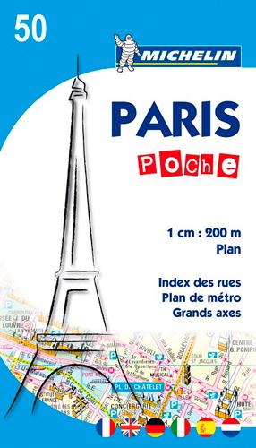 PLANS DE VILLE MICHELIN FRANCE - T55 - PARIS POCHE - PLAN